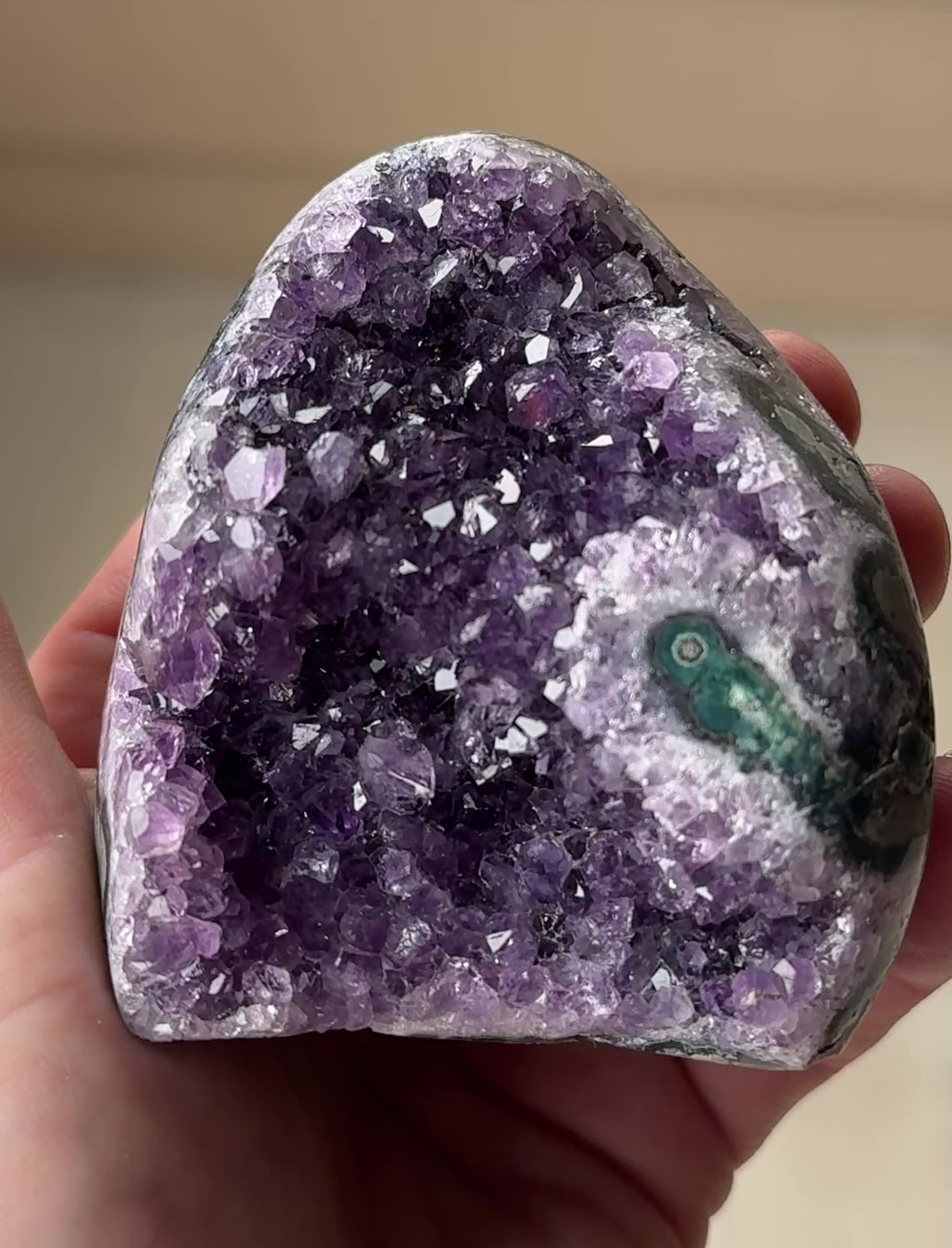 Deep Purple Amethyst Crystal